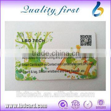 Hot Selling MIFARE DESFire EV1 2K RFID Card,Best price!!! MIFARE DESFire 2K Printing Card