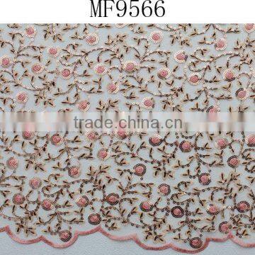 2016 Hot Fancy Embroidery Vintage SEQUIN LACE Fabric