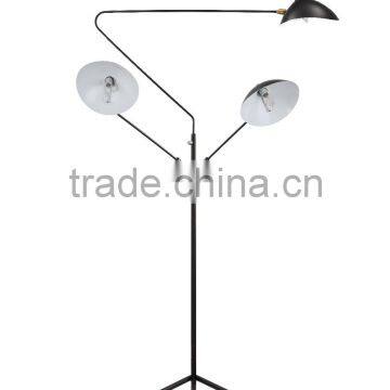 Manufacturer's Premium Serge Mouille Floor Lamp Three-arm Carbon Steel Floor lamp Home Decoration Standing Lamp