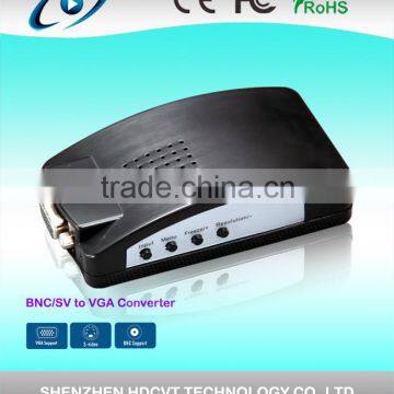 Professional BNC+Svideo to VGA converter