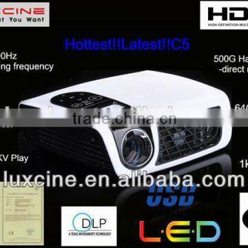 Mini 3D LED Projector C5D With 2D~3D Conversion Function photo-3
