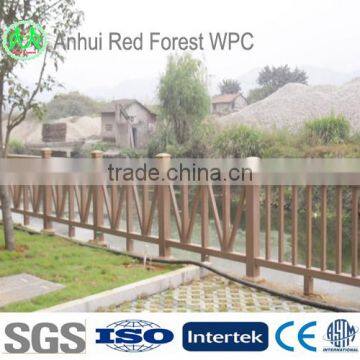 ECO friendly wpc fencing vinyle fences, composite railing,UV-protected,waterproof,environment friendly balcony railing designs