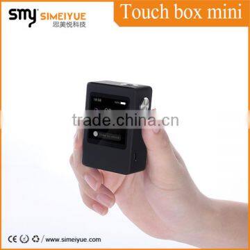 e-cig wholesale new arrival New SMY 60w temperature control mini touch screen e cig Touch box mini Mod 60w mod