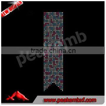 Wholesale Bowknot Strip Rhinestone Trimmings Rhinestone Designs Heat Transfer Patterns