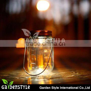 Promotional Security Led Lights Power Solar Garden Lamp Glass Bottle For Outdoor Decoration