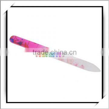 Pro Colorful Printed Pattern Glass Nail File Durable