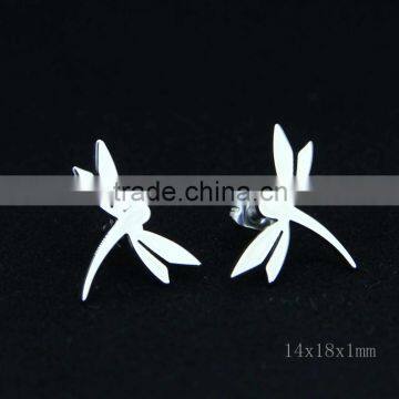 Dragonfly Stud Earrings Stainless Steel Customized