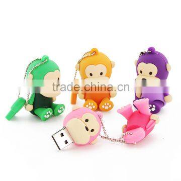 Promotional USB 2.0 Flash Drive Memory Stick Monkey Storage U Disk