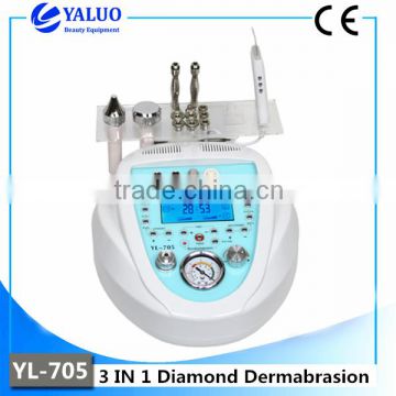 3 IN 1 Facial rejuvenation diamond microdemabrasion beauty machine with Skin Scrubber