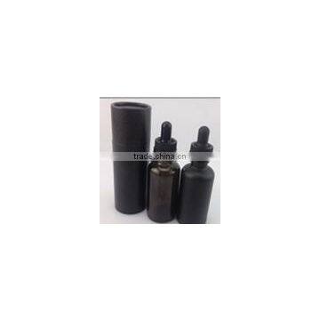 Screw Cap Sealing Type and Packing for glass bottle Industrial Use Black e liquid paper tube