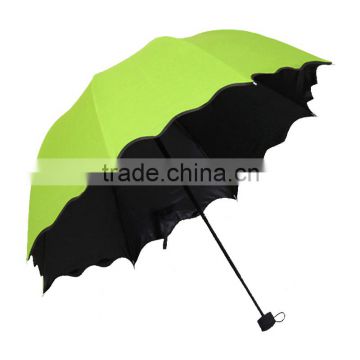 promotional anti uv sun umbrella with change color