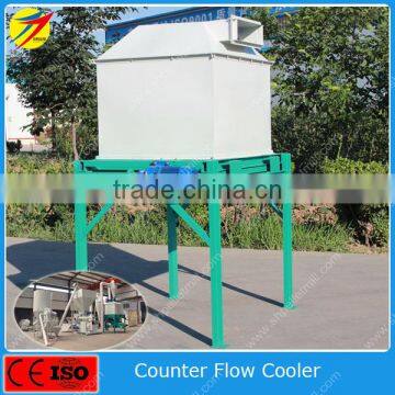 Counter flow poultry feed rapid cooler machine wood pellet cooling equipment