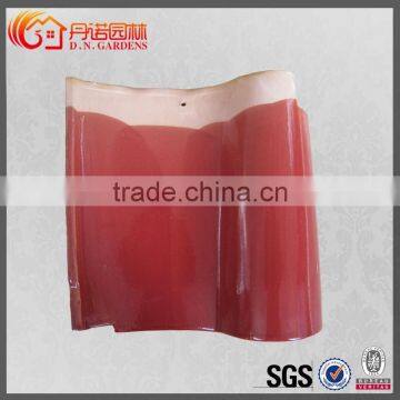 Real factory of Chinese ceramic roofing colored tiles S type