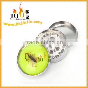 yiwu jiju 4 parts wonderful zinc grinder herb grinders