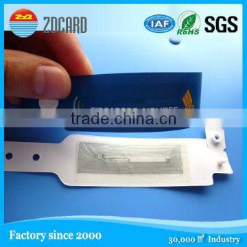 one time use rfid paper bracelet