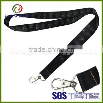 Polyester Neck new Product Lanyard with silk printing logo