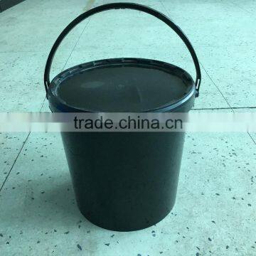 Black Plastic Barrel Pail Bucket 10 Gallon Bucket With Handle photo-5