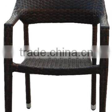 CH-C147 Aluminum frame with PE wicker rattan outdoor garden chair