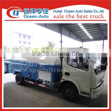 4X2 6 wheels high pressure pipe cleaning truck with 6000L tanker