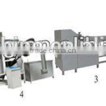 DPS-100 snack pellet extruder, frying snacks making machine/full processing line/making factory in china