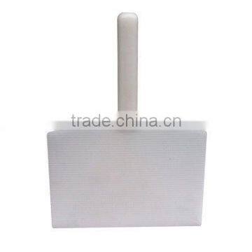 Rubber plastering plastic trowel with plastic handle or wooden handle