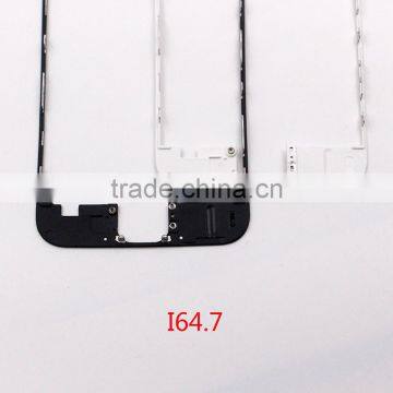Normal Quality White Black Front Bezel Front Glass Outer Lens Frame For Phone 6 4.5'' With Hot Glue