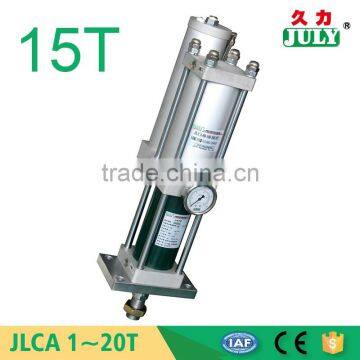 JULY 15 ton small bore long stroke telescopic hydraulic cylinder