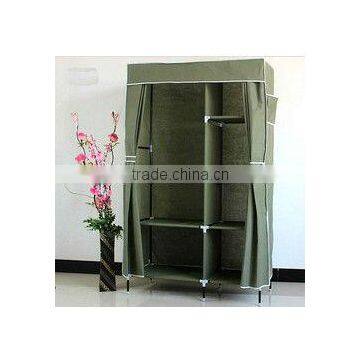 105x45x175cmTwo Doors Portable Cloth Wardrobe, Bedroom Wardrobe Furniture photo-3