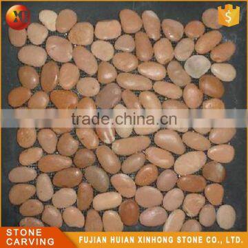 Stone Mesh Decoration Mix Pebble Tile photo-4