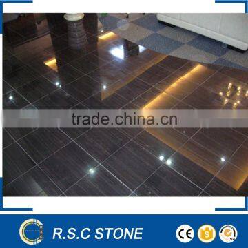 Good Price Royal Black Golden Flower Marble Slabs photo-3