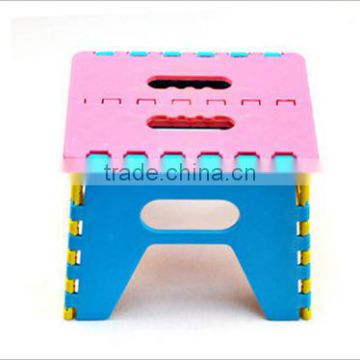 Home House Garden Portable Bench Plastic Folding Step Stool Chair Footstool Cool