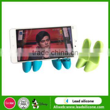 Free Sample Mini Silicone High-heel Shoe Phone Holder/Funny Rotating Cell Phone High Heel Shoes photo-5
