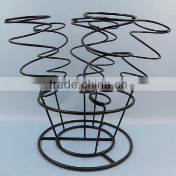 Metal wire wine rack for decoration