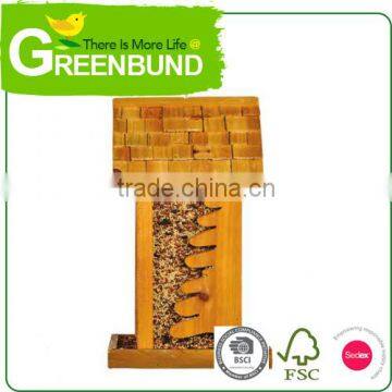Eame House Bird Hen Wooden Hutch Standing Wild Bird Care photo-3