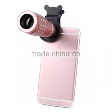 2016 New Mobile Phone Universal Clip Camera Lens , 12x Zoom Telescope Lens for IPhone photo-3