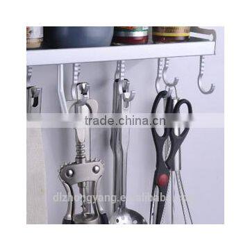 Kitchen Wall Mounted Pantry Holder Organizer Storage Rack Spice Shelves photo-3