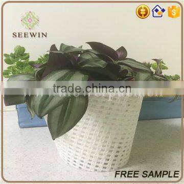 White Paper Mesh Flower Pot Holder and Decorative Plant Pot Covers photo-4