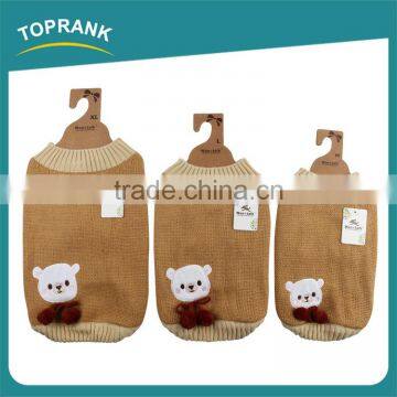 Wholesale Bear Pattern Winter Small Easy Knit Dog Sweater Pattern Free photo-2