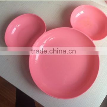 Lovely Carton Plastic Plates candy plate