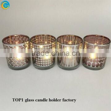 Wholesale Handmade Glass Tea Light Glass Candle Holders photo-3