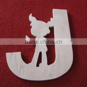 hot sale cstomized small Wooden alphabet Letters