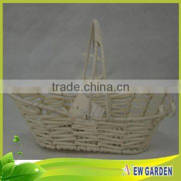 Factory Prices Brightly Round/Square/Retangle White Nylon Rope Basket