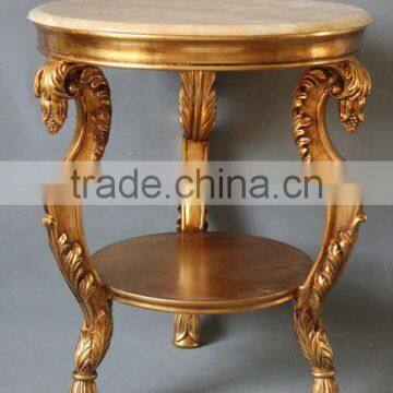 Marble top coffee table,antique side table