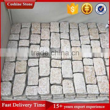 Granite cobblestone paver mats, mesh cobblestone pavers for sale