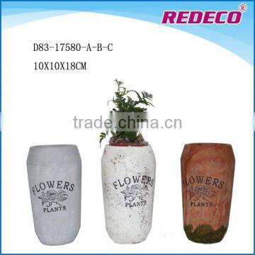 Handmade concrete flower pot for sale