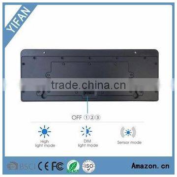 2016 Hot Selling in America 7W 44LED 710lm Body Sensor Motion Solar Powered Security Lights Outdoor Wall Mounted photo-3