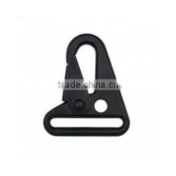 1-1/4" HK Hook, Zinc Alloy Metal Hook, HK Snap Hooks Gun Sling hook, Snap Hook in Dull Black