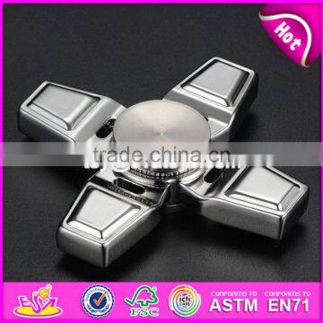 Aluminum Metal Alloy Decompression Desk Hand Toy Four Angle EDC Finger Fidget Spinner W01A285 photo-2
