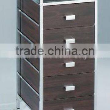 Home Furniture Rolling Plastic Storage Trolley, Mobile P.P Drawer Cart photo-2