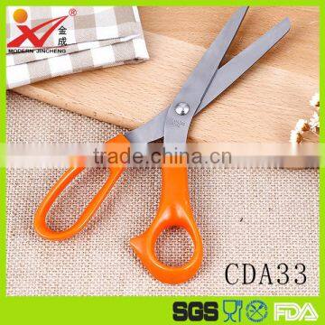 Customized colorful fashional PP handle stainless steel top quality tailor scissors